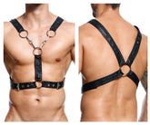 Harnais à chaîne croisée MaleBasics DMBL09 DNGEON Couleur Noir